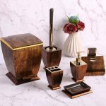 ست 6 پارچه پتینه طلایی